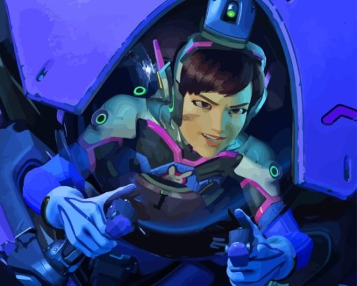 DVa Overwatch Diamond Paintings