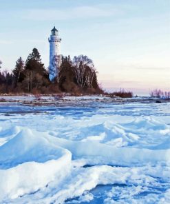 Door County Lighthouse Diamond Paintings