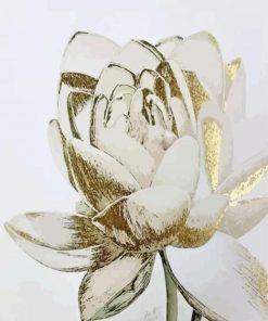 Gold Flower Diamond Paintings