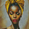 Black African Lady Diamond Paintings