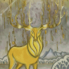 Gold Deer Diamond Paintings