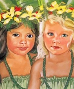 Hawaiian Girls Diamond Paintings