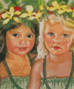 Hawaiian Girls Diamond Paintings