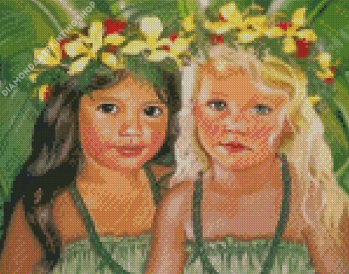 Hawaiian Girls Diamond Paintings