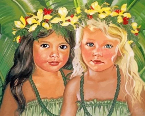 Hawaiian Girls Diamond Paintings