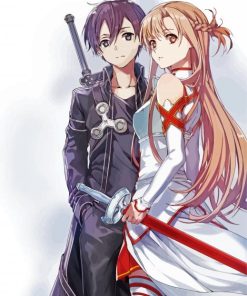 Kirito Asuna Diamond Paintings