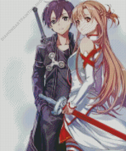 Kirito Asuna Diamond Paintings