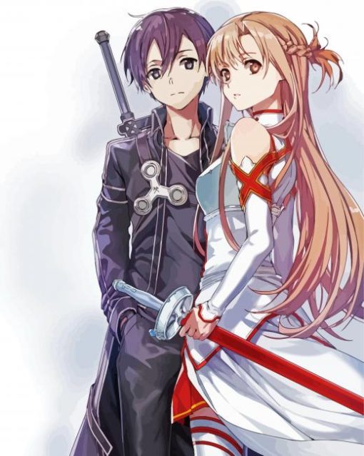 Kirito Asuna Diamond Paintings