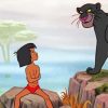 Mowgli And Bagheera Diamond Paintings