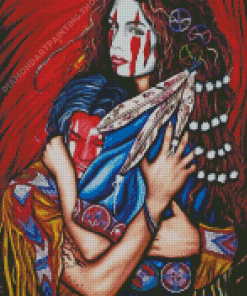 Native Couple Diamond Paintings