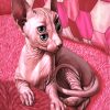 Pink Sphinx Diamond Paintings