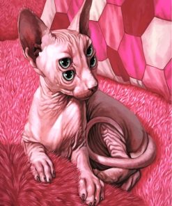 Pink Sphinx Diamond Paintings