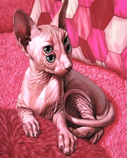 Pink Sphinx Diamond Paintings