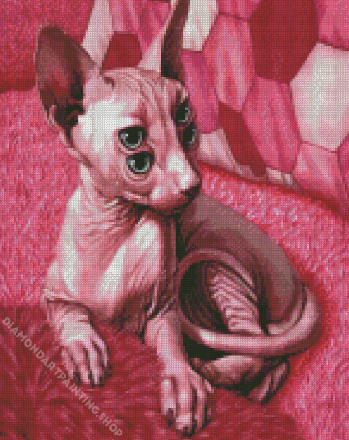 Pink Sphinx Diamond Paintings