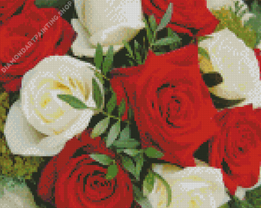 Roses Flowers Diamond Paintings