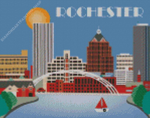 Rochester Poster Diamond Paintings