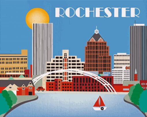 Rochester Poster Diamond Paintings