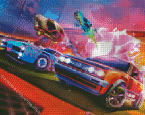 Rocket League Cars Diamond Paintings