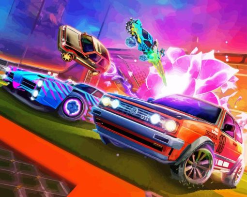 Rocket League Cars Diamond Paintings