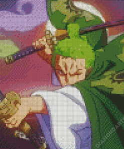 Roronoa Zoro Anime Diamond Paintings