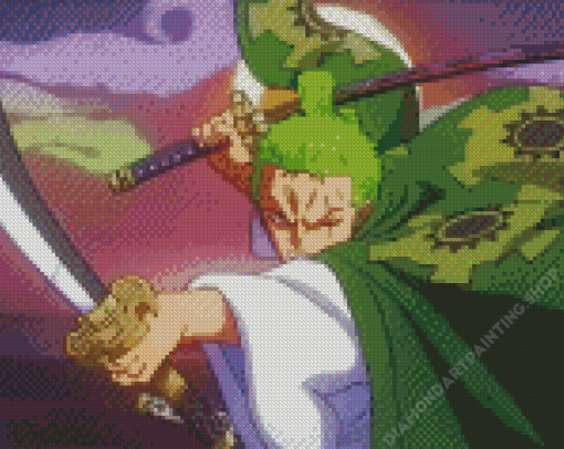 Roronoa Zoro Anime Diamond Paintings