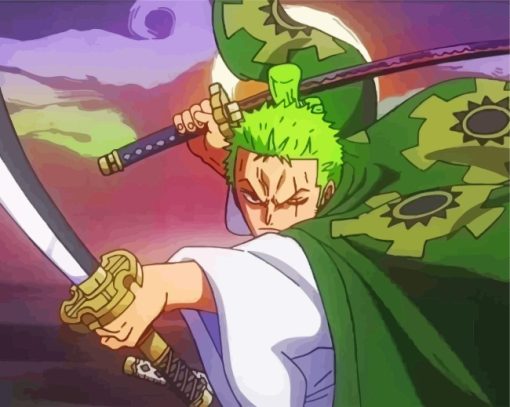 Roronoa Zoro Anime Diamond Paintings