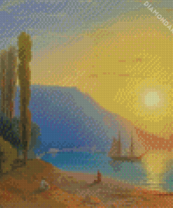 Sunset Over Yalta Diamond Paintings