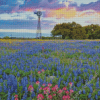 Texas Bluebonnets Flowers Diamond Paintings