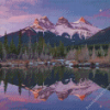 Three Sisters Mountains Diamond Paintings