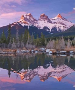 Three Sisters Mountains Diamond Paintings