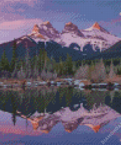 Three Sisters Mountains Diamond Paintings