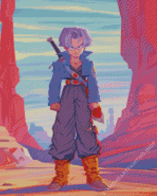 Trunks Dragon Ball Diamond Paintings