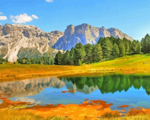 Tyrol Landscape Diamond Paintings