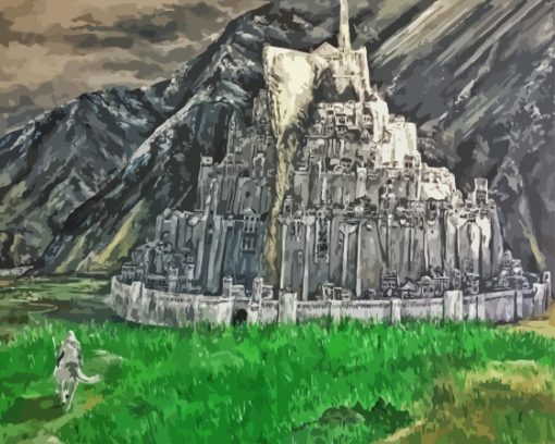 Abstract Minas Tirith Diamond Paintings