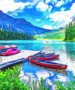 Emerald Lake Diamond Paintings