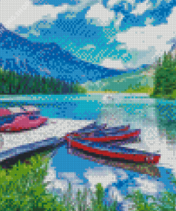 Emerald Lake Diamond Paintings