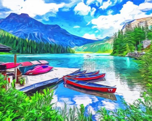 Emerald Lake Diamond Paintings