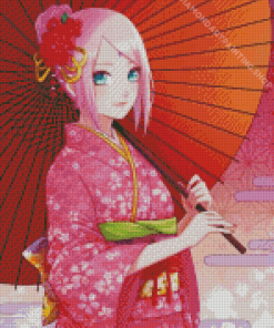 Sakura Haruno Diamond Paintings