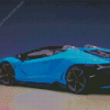 Blue Lamborghini Zentorno Diamond Paintings