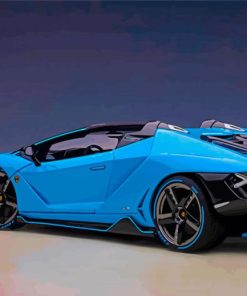 Blue Lamborghini Zentorno Diamond Paintings