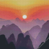 China Karst Mountains Diamond Paintings