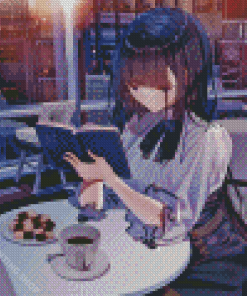 Girl Reading Diamond Paintings