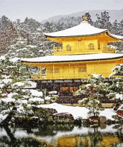 Golden Pavilion Diamond Paintings