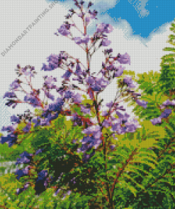 Jacaranda Tree Diamond Paintings