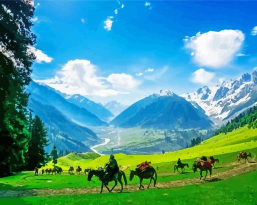 Kashmir Landscape Diamond Paintings