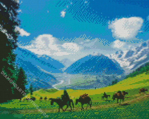 Kashmir Landscape Diamond Paintings