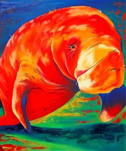 Manatee Animal Art Diamond Paintings