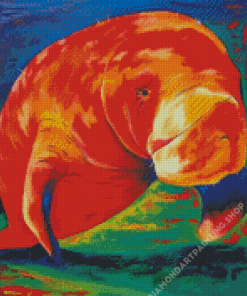 Manatee Animal Art Diamond Paintings