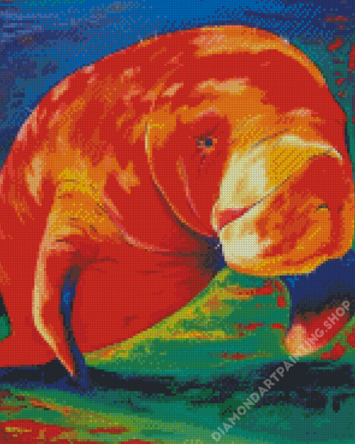 Manatee Animal Art Diamond Paintings