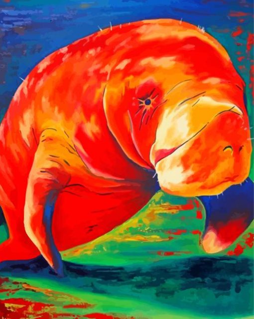 Manatee Animal Art Diamond Paintings